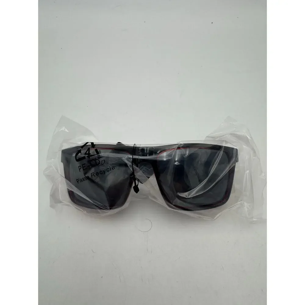 Boys Rectangular Wayfarer Smoke Grey Lens Fishing Surf Outdoor Sunglasses New